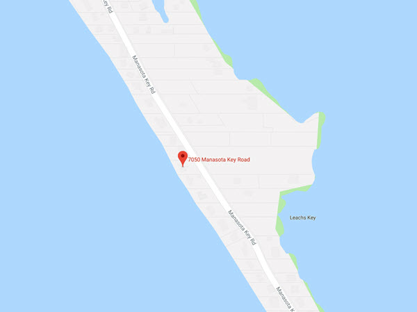 Google Map of 7050 Manasota Key Road